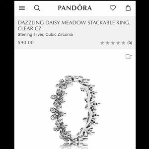 PANDORA - Dazzling Daisy Meadow Stackable Ring